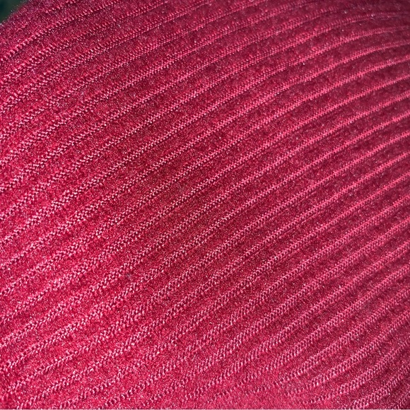 Time and Tru Burgundy Red Co-ord Cardigan and Skirt Set Size XL - Picture 6 of 9